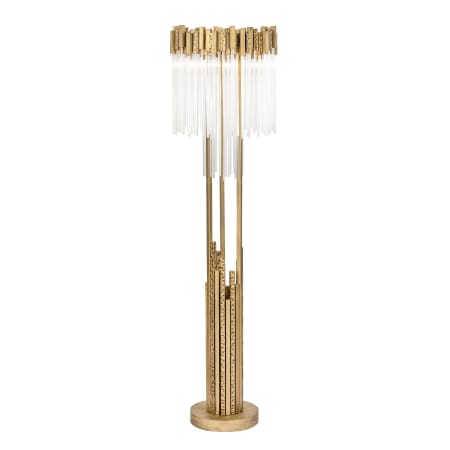 A large image of the Varaluz 309L06 Havana Gold / Clear Fluted Glass