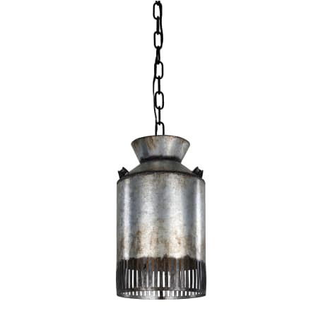 A large image of the Varaluz 335M01 Ombre Galvanized / Black