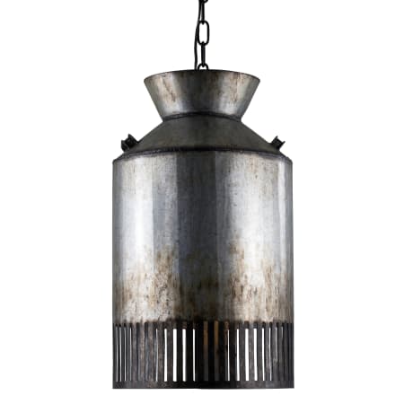 A large image of the Varaluz 335P01 Ombre Galvanized / Black