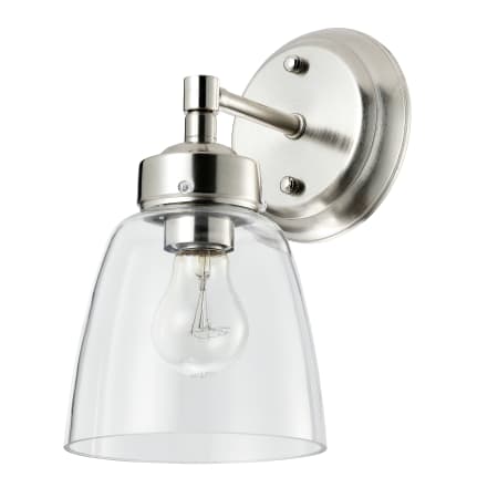 A large image of the Varaluz 341B01 Satin Nickel