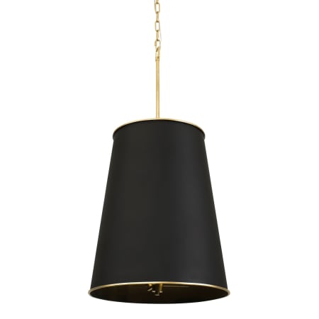 A large image of the Varaluz 364F09 Matte Black / French Gold