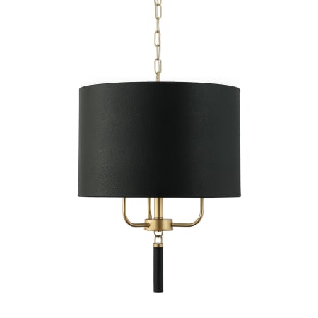 A large image of the Varaluz 368P03 Painted Gold / Black