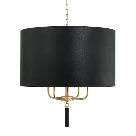 A large image of the Varaluz 368P04 Painted Gold / Black