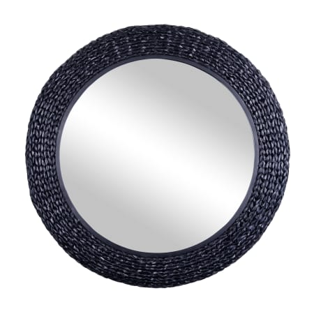 A large image of the Varaluz 457MI40 Matte Black / Midnight Blue Seagrass