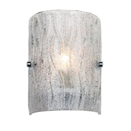 Varaluz Ac1101 Chrome Brilliance 6 Bathroom Light With Handmade A Large Image Of The Varaluz Ac1101 Chrome