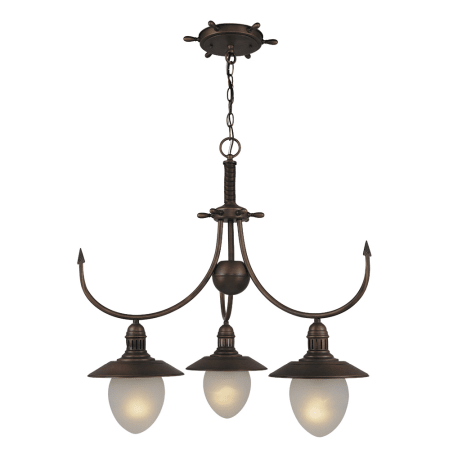 A large image of the Vaxcel Lighting CH25523 Antique Red Copper