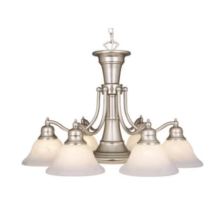 A large image of the Vaxcel Lighting CH30307 Brushed Nickel