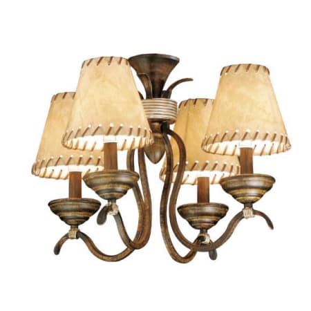 A large image of the Vaxcel Lighting LK38354 Aged Walnut