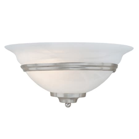 A large image of the Vaxcel Lighting WS8171 Brushed Nickel