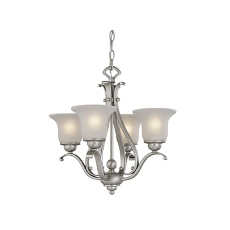A large image of the Vaxcel Lighting CH35404 Brushed Nickel