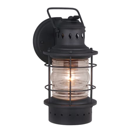 A large image of the Vaxcel Lighting OW37051 Textured Black