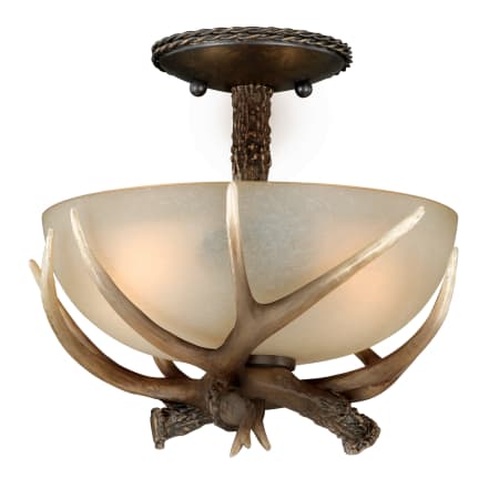 A large image of the Vaxcel Lighting C0014 Black Walnut