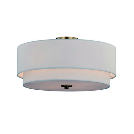 A large image of the Vaxcel Lighting C0112 Matte Brass