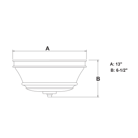 A large image of the Vaxcel Lighting C0134 Alternate Image