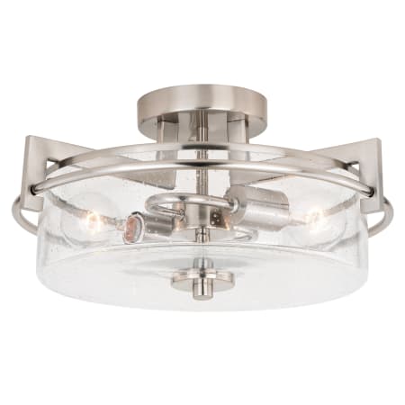 A large image of the Vaxcel Lighting C0170 Satin Nickel