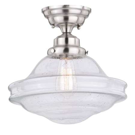 A large image of the Vaxcel Lighting C0177 Satin Nickel