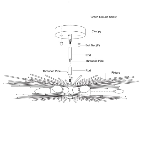 A large image of the Vaxcel Lighting C0228 Alternate Image