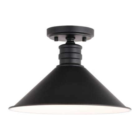 A large image of the Vaxcel Lighting C0257 Oil Rubbed Bronze / Matte White