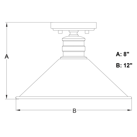 A large image of the Vaxcel Lighting C0257 Alternate Image