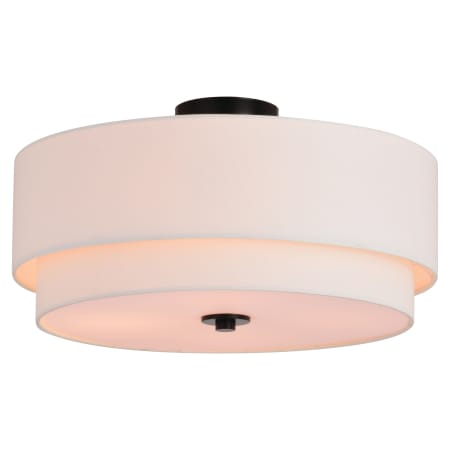 A large image of the Vaxcel Lighting C0112 Black