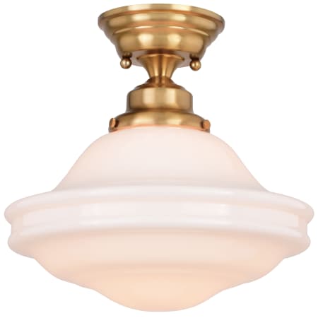A large image of the Vaxcel Lighting C0176 Natural Brass