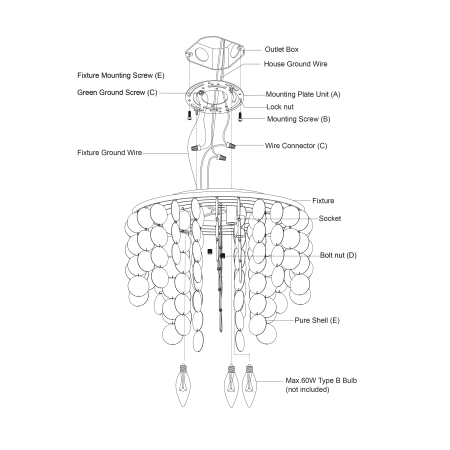 A large image of the Vaxcel Lighting C0285 Alternate Image