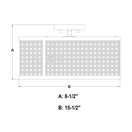 A large image of the Vaxcel Lighting C0289 Alternate Image