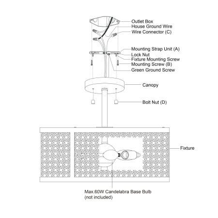 A large image of the Vaxcel Lighting C0289 Alternate Image