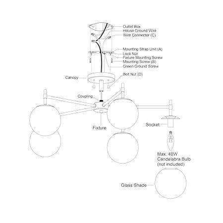 A large image of the Vaxcel Lighting C0297 Alternate Image