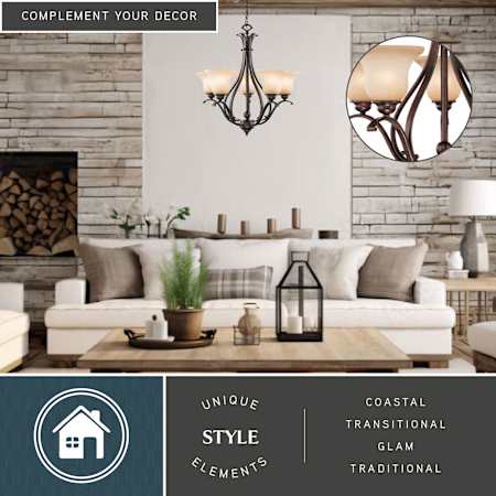 A large image of the Vaxcel Lighting CH35405 Alternate Image