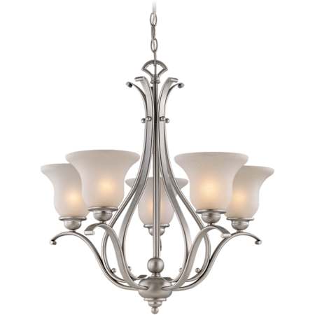 A large image of the Vaxcel Lighting CH35405 Brushed Nickel