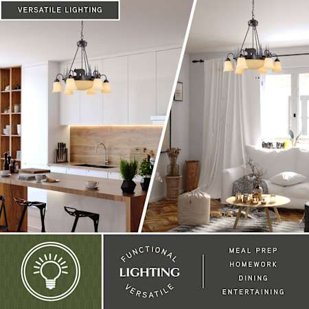 A large image of the Vaxcel Lighting CH55706BBZ Alternate Image