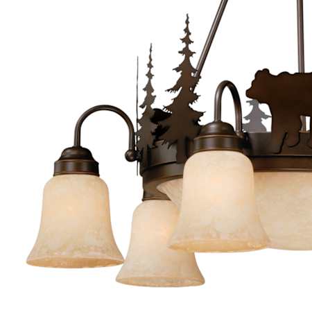 A large image of the Vaxcel Lighting CH55706BBZ Alternate Image