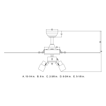 A large image of the Vaxcel Lighting Cyrus 42 Alternate Image