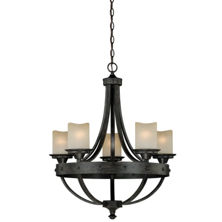 A large image of the Vaxcel Lighting H0135 Black Walnut
