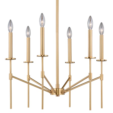 A large image of the Vaxcel Lighting H0178 Natural Brass