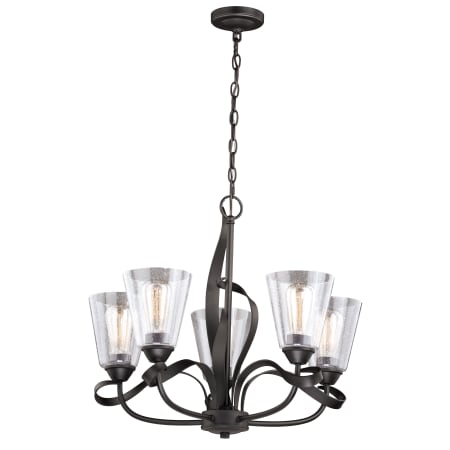 A large image of the Vaxcel Lighting H0185 Oil Rubbed Bronze
