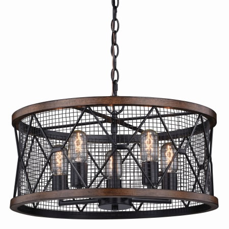 A large image of the Vaxcel Lighting H0207 Oil Rubbed Bronze / Burnished Teak
