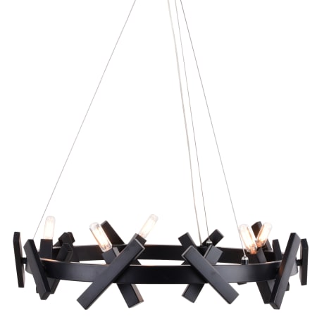 A large image of the Vaxcel Lighting H0264 Matte Black