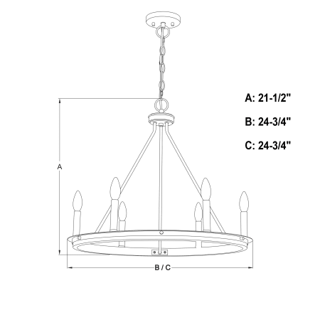 A large image of the Vaxcel Lighting H0274 Alternate image