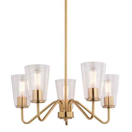 A large image of the Vaxcel Lighting H0284 Muted Brass
