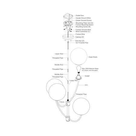 A large image of the Vaxcel Lighting H0295 Alternate Image