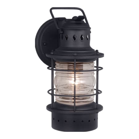 A large image of the Vaxcel Lighting OW37051 Textured Black