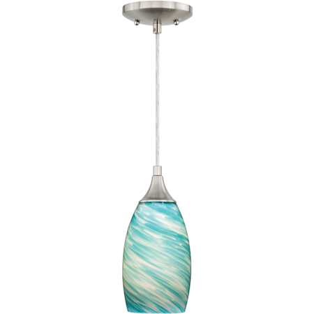 A large image of the Vaxcel Lighting P0172 Satin Nickel
