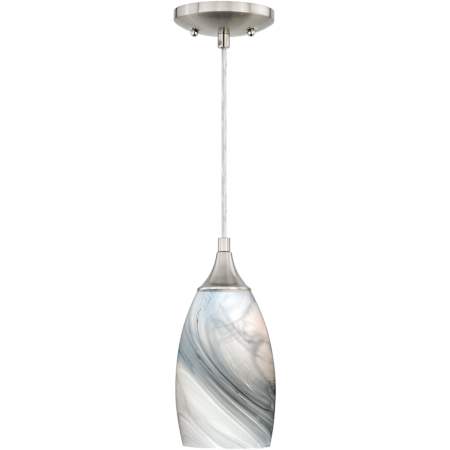 A large image of the Vaxcel Lighting P0176 Satin Nickel