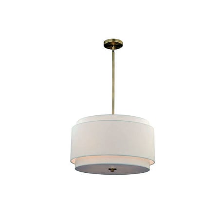 A large image of the Vaxcel Lighting P0192 Matte Brass
