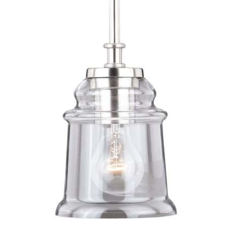 A large image of the Vaxcel Lighting P0210 Satin Nickel