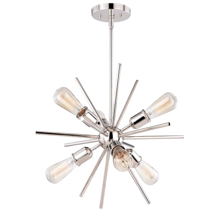 A large image of the Vaxcel Lighting P0237 Polished Nickel