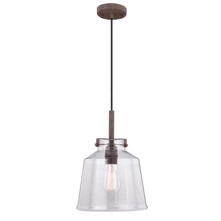 A large image of the Vaxcel Lighting P0260 Textured Rustic Bronze