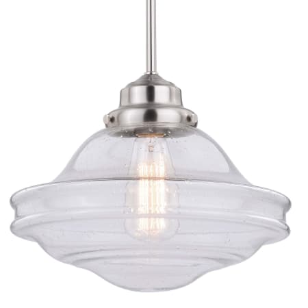 A large image of the Vaxcel Lighting P0242 Satin Nickel